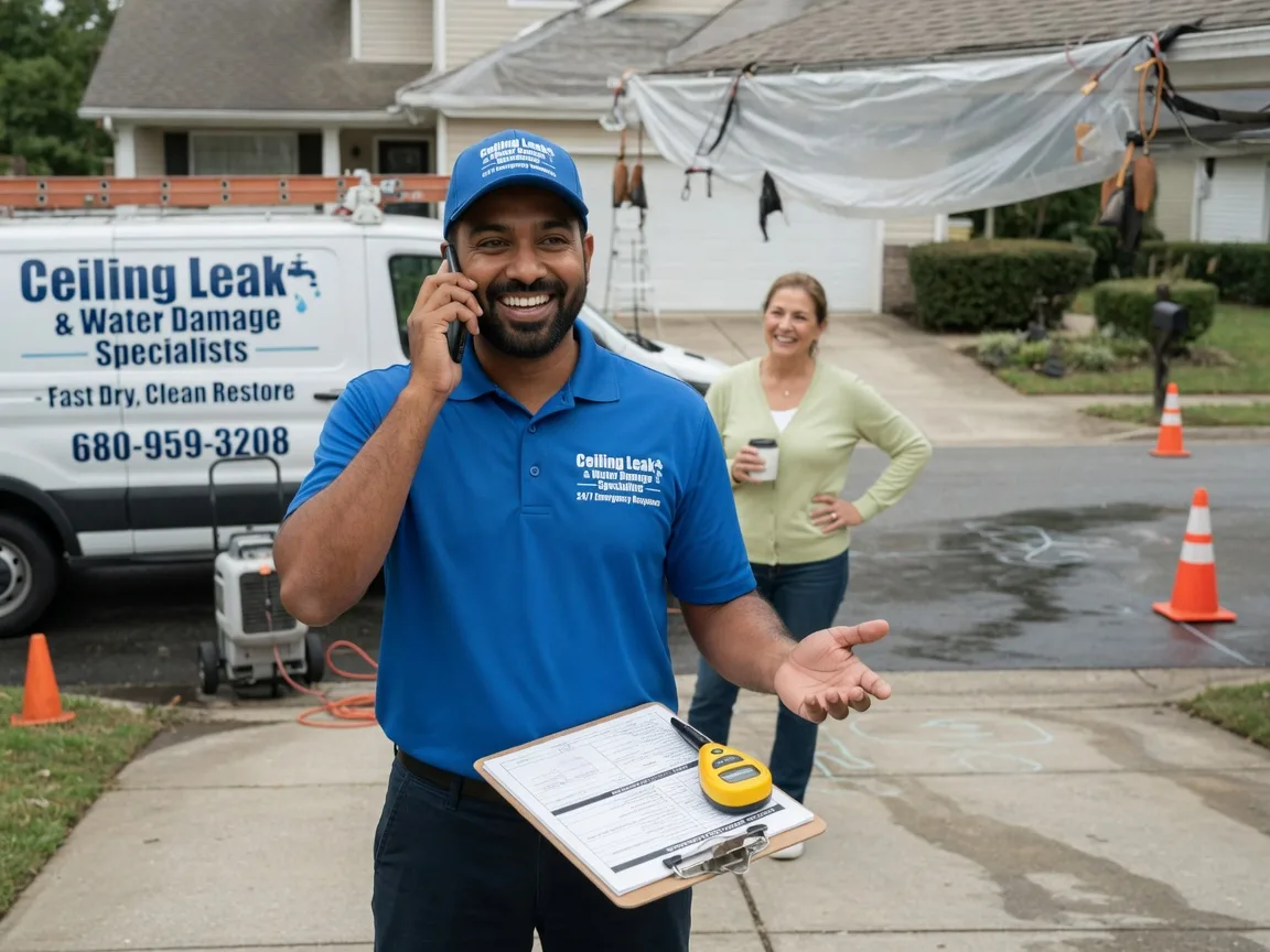 Ceiling Leak Cleanup Whittemore, IA FAQs
